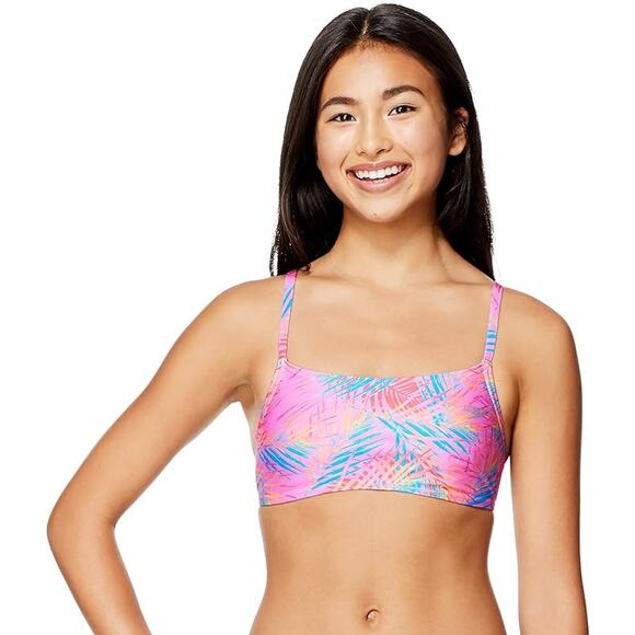 NEW Speedo Women's Swimsuit Top Bikini Strappy Back Demi X-SMALL - Picture 1 of 2